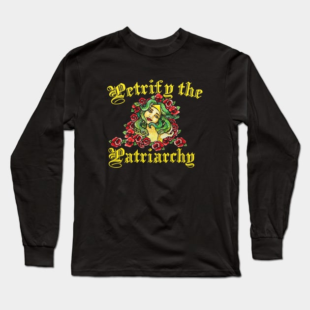 Petrify the patriarchy Long Sleeve T-Shirt by bubbsnugg